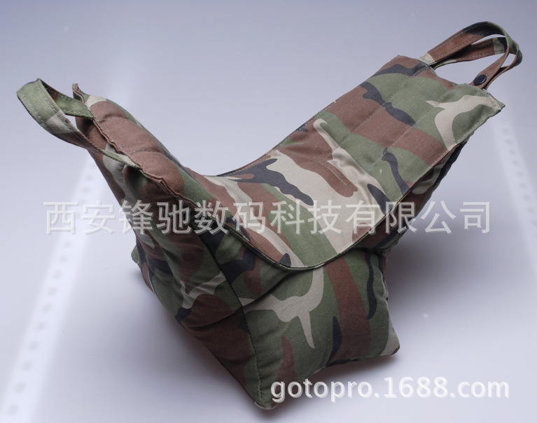 长枪短炮车载迷彩豆袋炮枕
