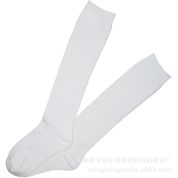 全棉长筒学生袜