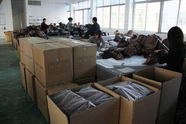 packing area