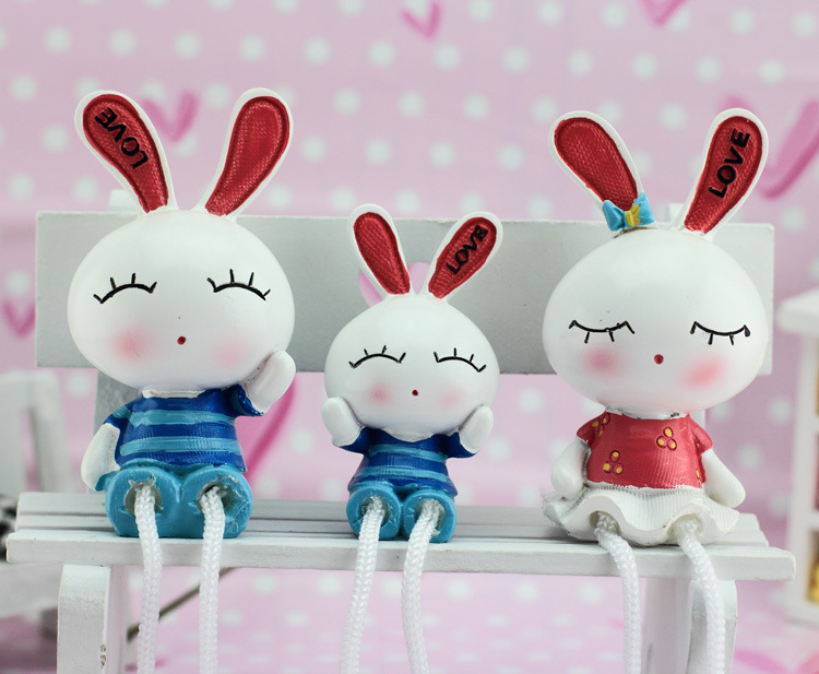 眯眼兔一家三口 (2)