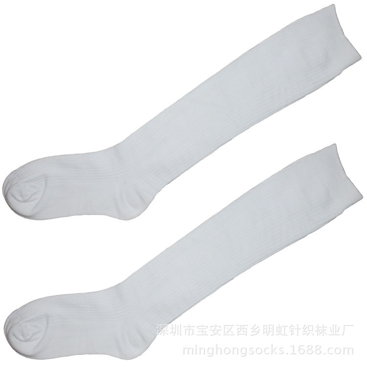 纯色长筒学生袜