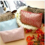 厂家直销义乌化妆包 休闲横款方型化妆包 字母提花手拿化妆包批发