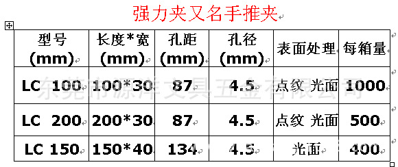 强力夹