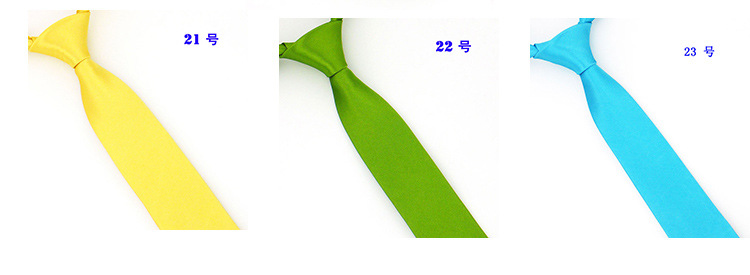 纯色领带_15