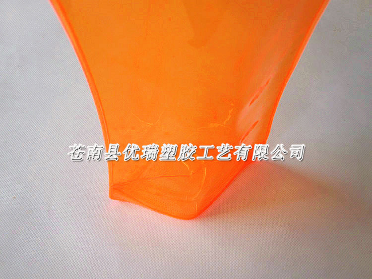 厂家直销批发透明塑料PVC花瓶 PVC折叠花瓶 简易塑胶花瓶