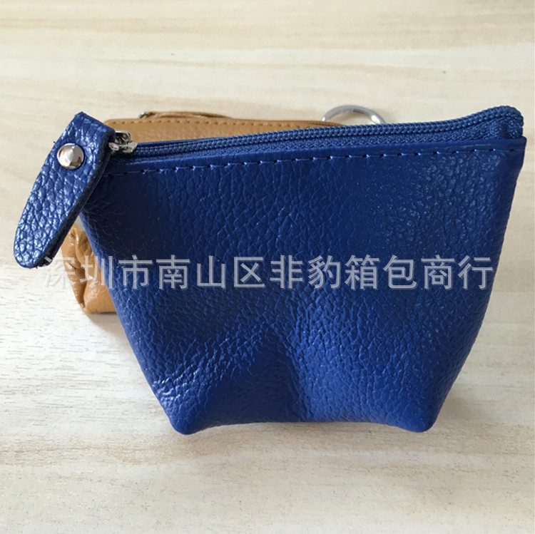 工厂批发供应真皮女式零钱包女士创意钥匙包一包多用