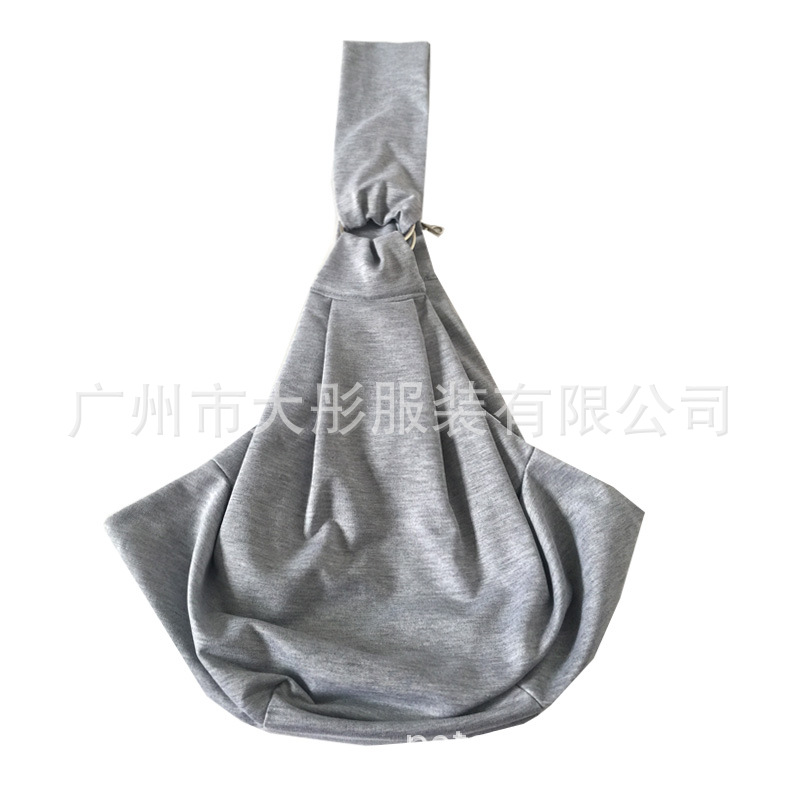 15759a可伸缩单肩斜跨宠物包灰色2