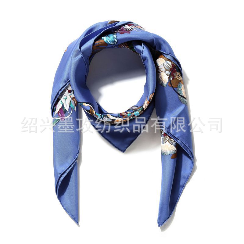 仿真丝方巾