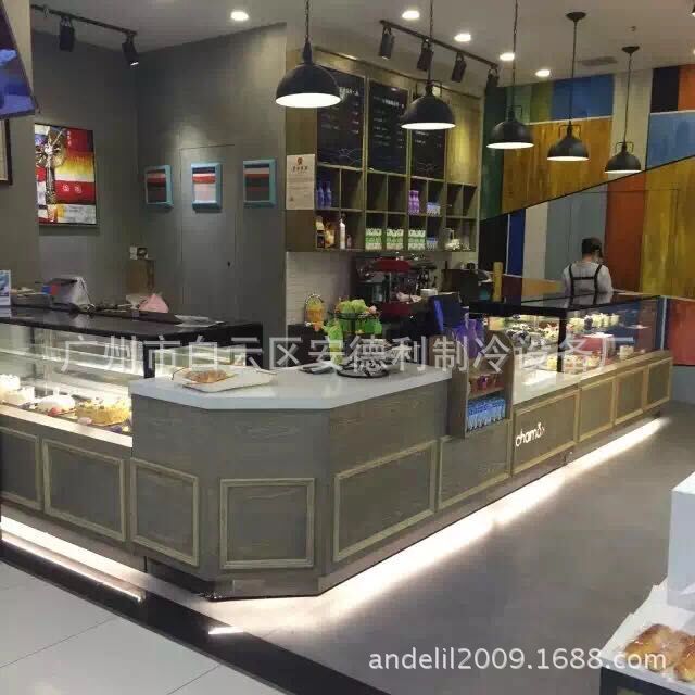 木质面包展示柜