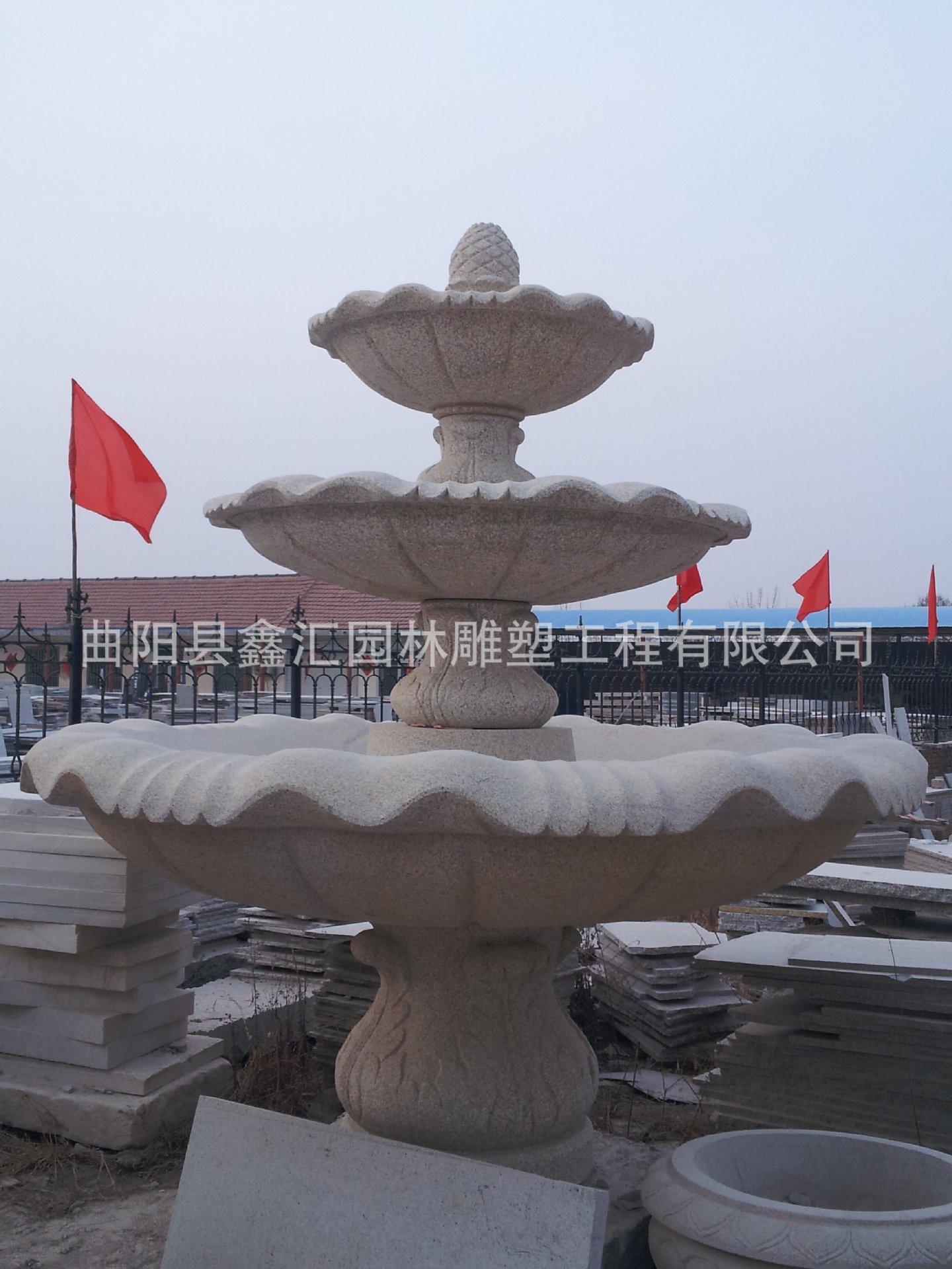 石雕喷泉
