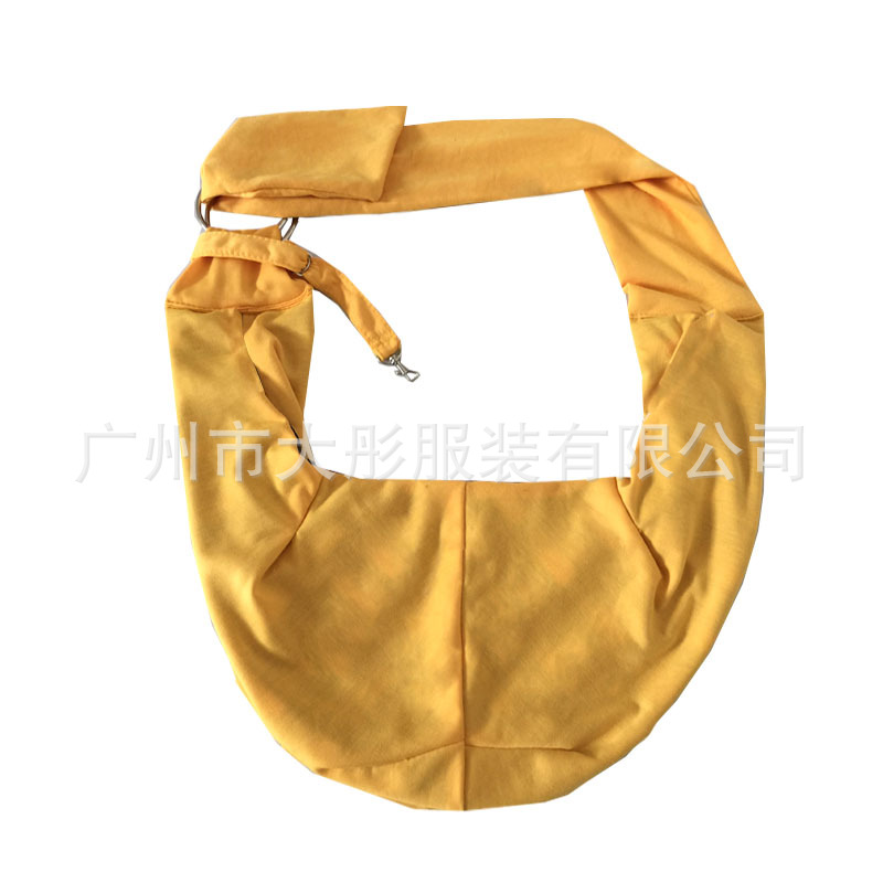 15975I可调节 时尚单肩斜挎包黄色-001