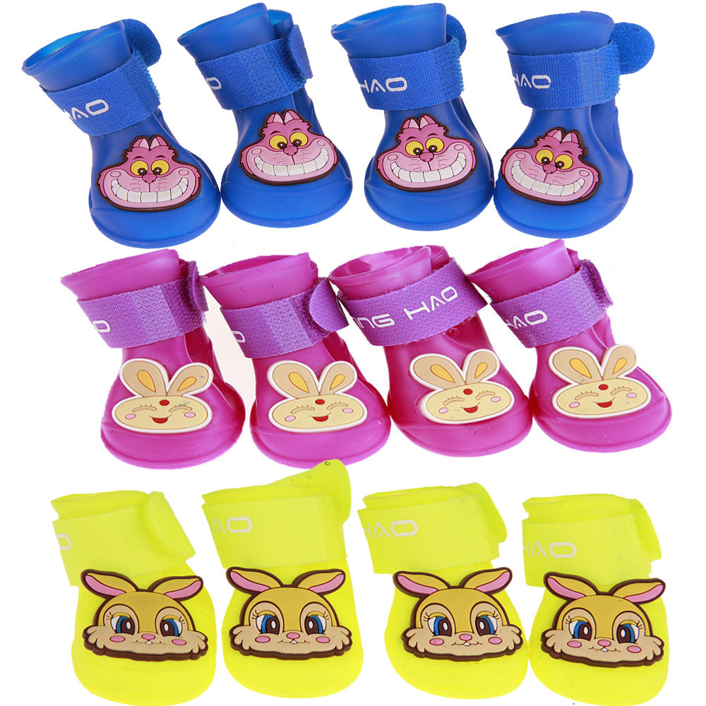 带配饰宠物雨鞋爆款