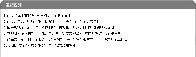 发货说明