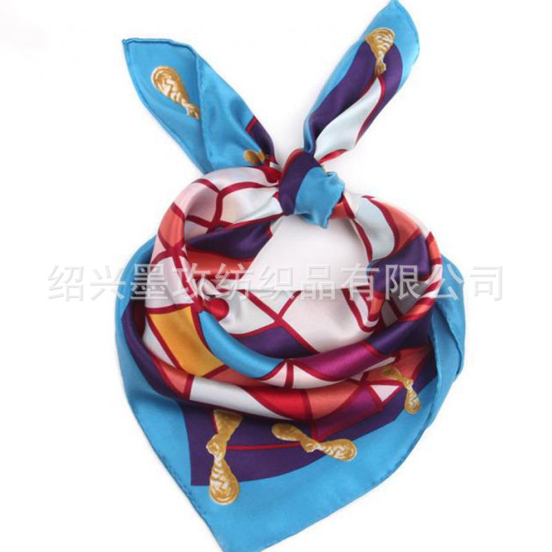 仿真丝方巾
