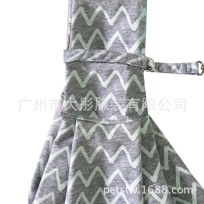 15759h-可调节 时尚单肩斜挎包条纹灰色-005