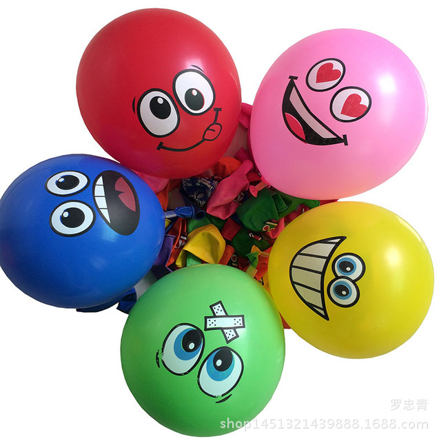 100pcs-Big-Eyes-Smiley-Air-Bal