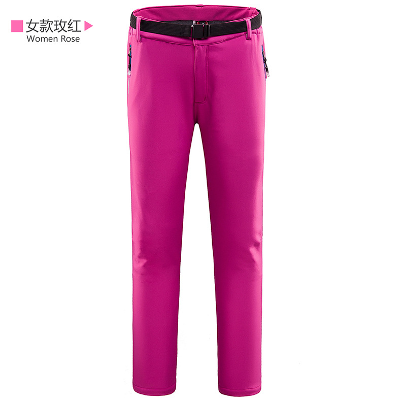 39女款裤玫红