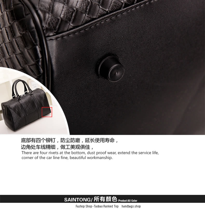 宝莱奥编织纹圆筒包-JD_14