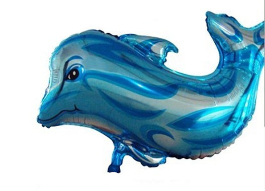 铝膜翘尾巴海豚蓝