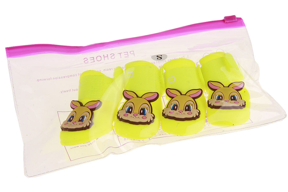 带配饰宠物雨鞋 (2)