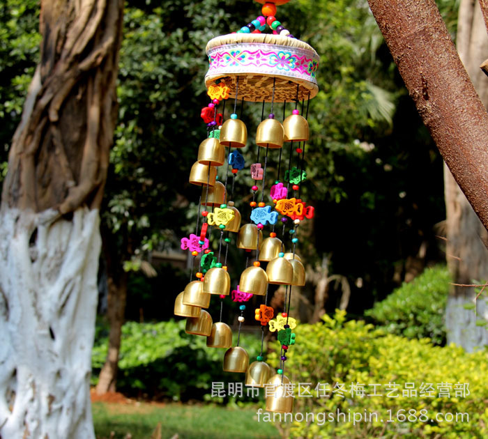 东巴文葫芦草鼓铜风铃