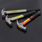 【厂家直销】带磁锤子  0.5kg 0.75kg 绝缘柄羊角锤批发供应