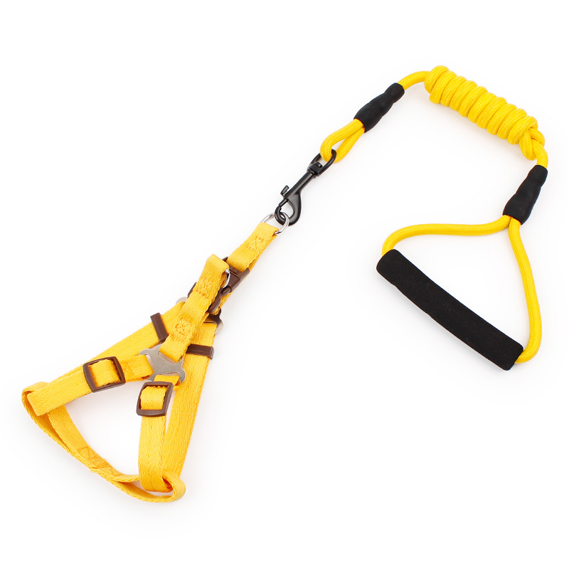 彩色涤纶包芯泡棉胸背牵引绳6