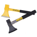 【厂家直销】柴斧  伐木斧 45#钢 黄色钢管柄加铁斧子批发