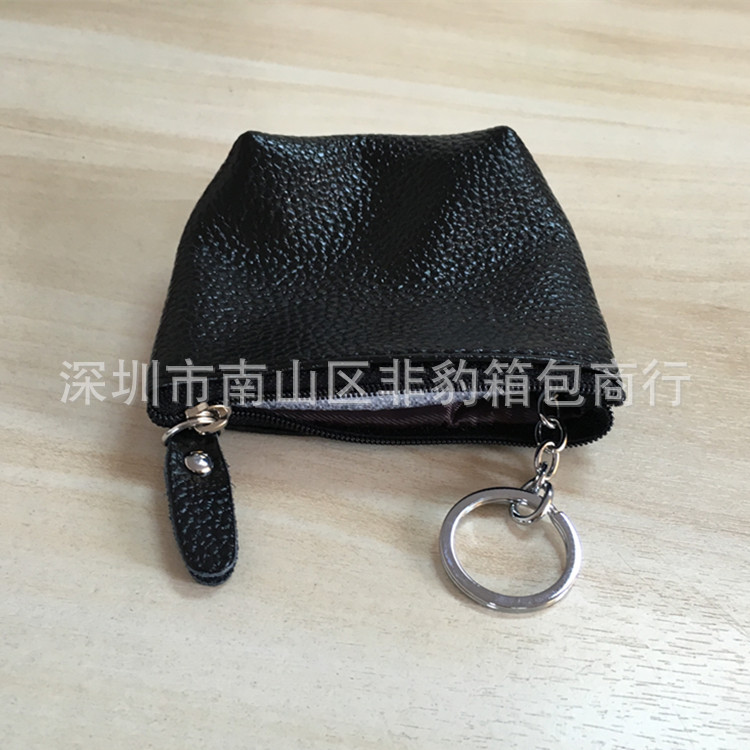 工厂批发供应真皮女式零钱包女士创意钥匙包一包多用