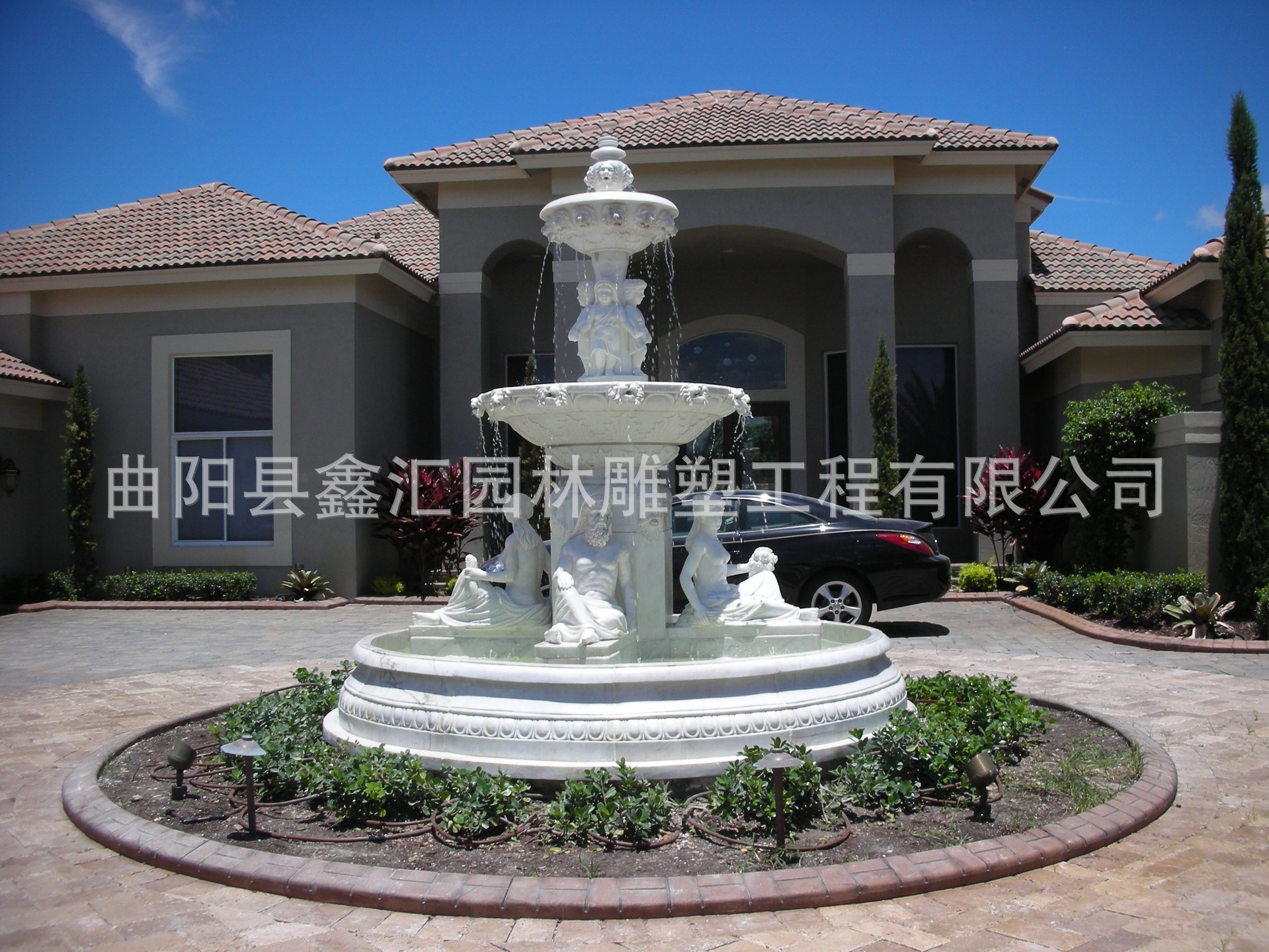 石雕喷泉