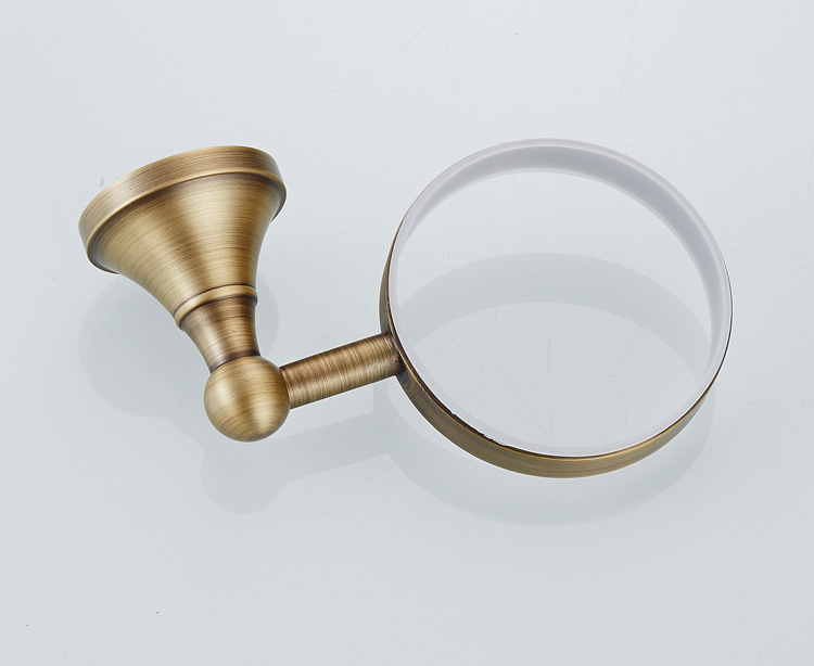 全铜欧式复古仿古马桶刷架套装组合卫浴五金挂件批发一