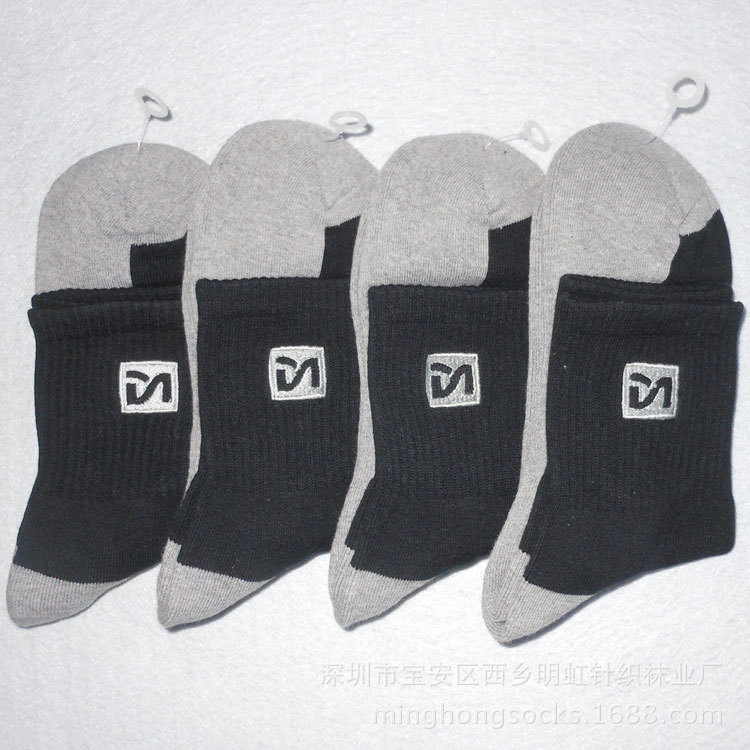 全棉运动袜 毛圈