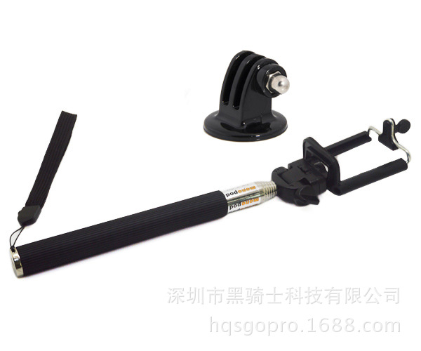 狗自拍杆组合件手机夹 u型手机夹 自拍神器