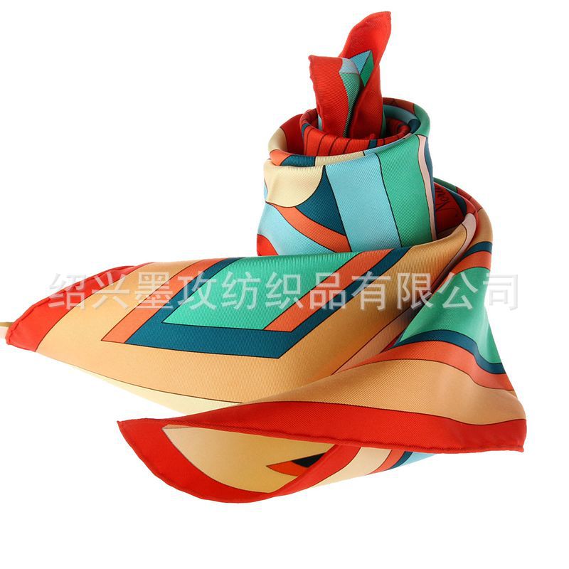 仿真丝方巾