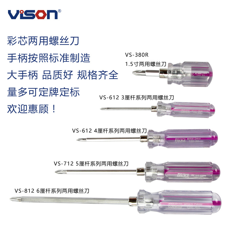 彩芯两用螺丝刀