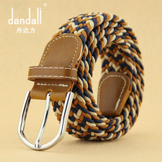 松紧腰带 男士女士针扣皮带青少年学生帆布编织腰带弹力裤带厂家