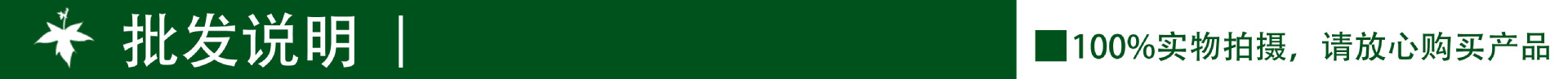 批发说明