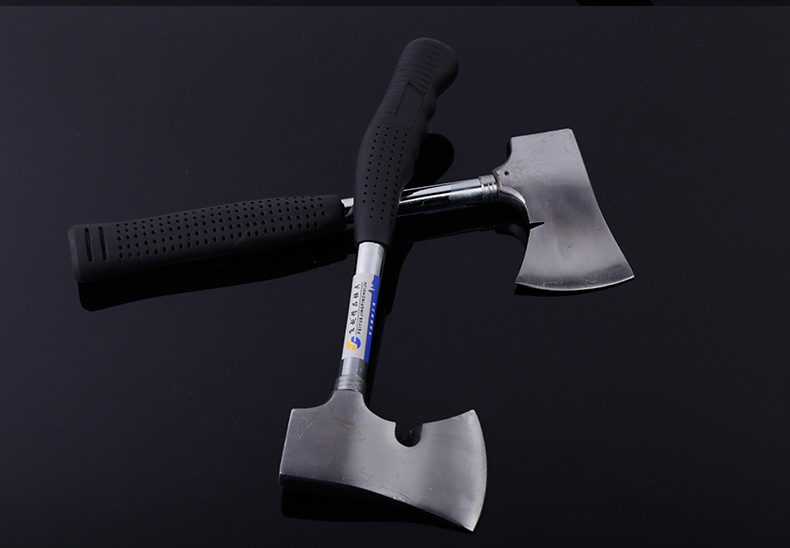 蓝色镀络地质锤_16