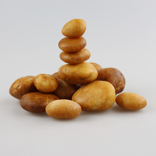 4-6mm超市小包装白色小石头出口白色鹅卵石纯白色砾石白石子