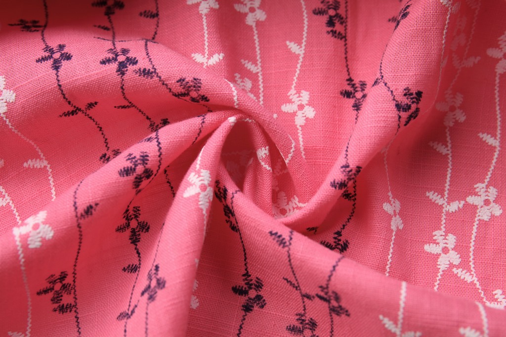 5棉麻-枚红色碎花吊带裙 (8)