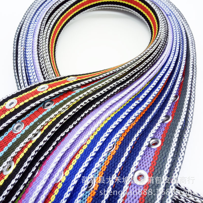 帆布条纹腰带18