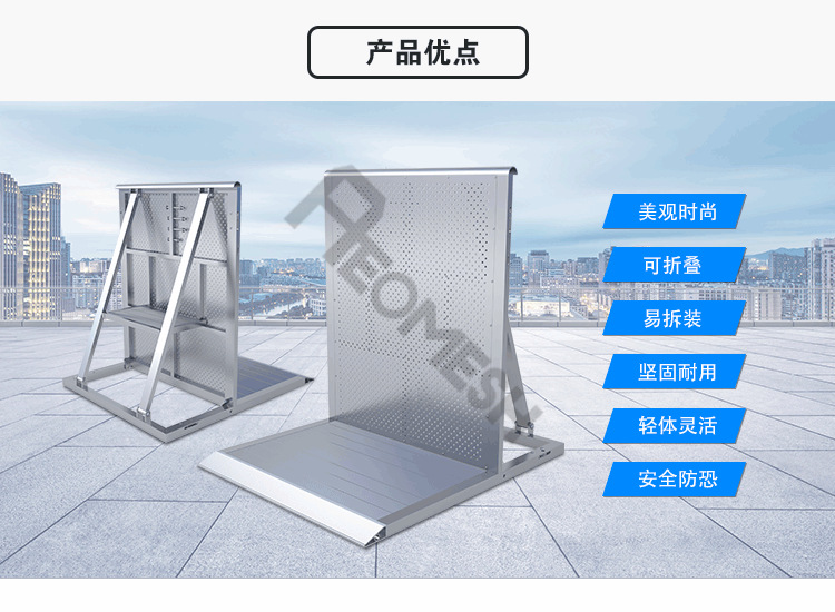 盛远洋 专业生产 厂家直供 看台普通款 铝合金防爆栏