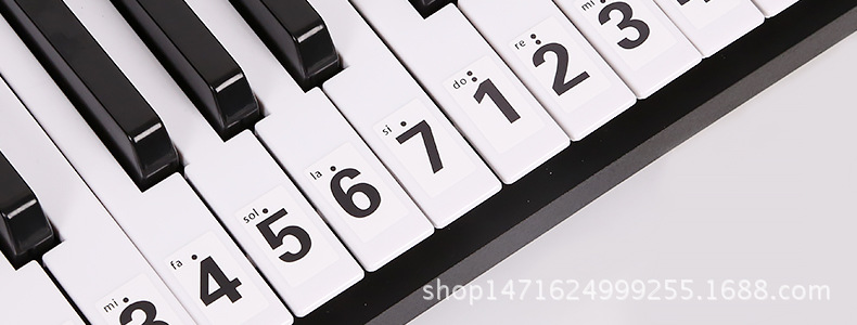 白色黑字钢琴贴纸_11