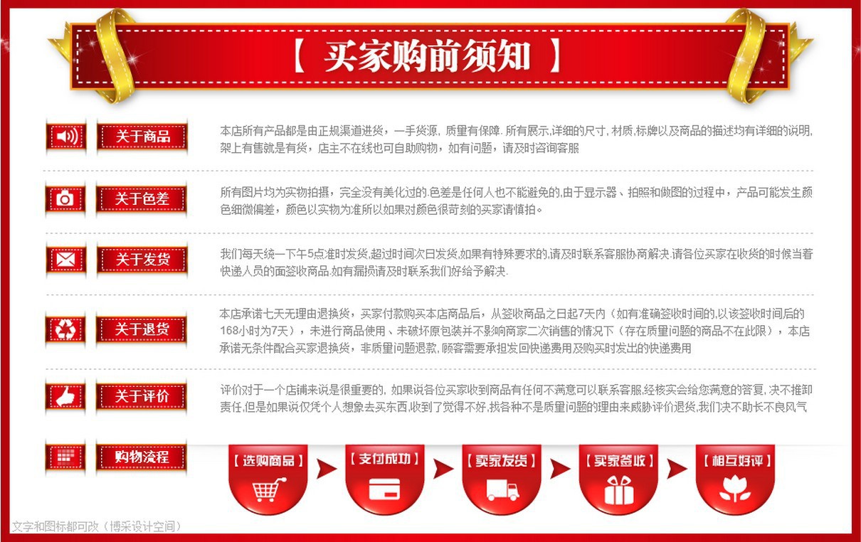 买家购前须知