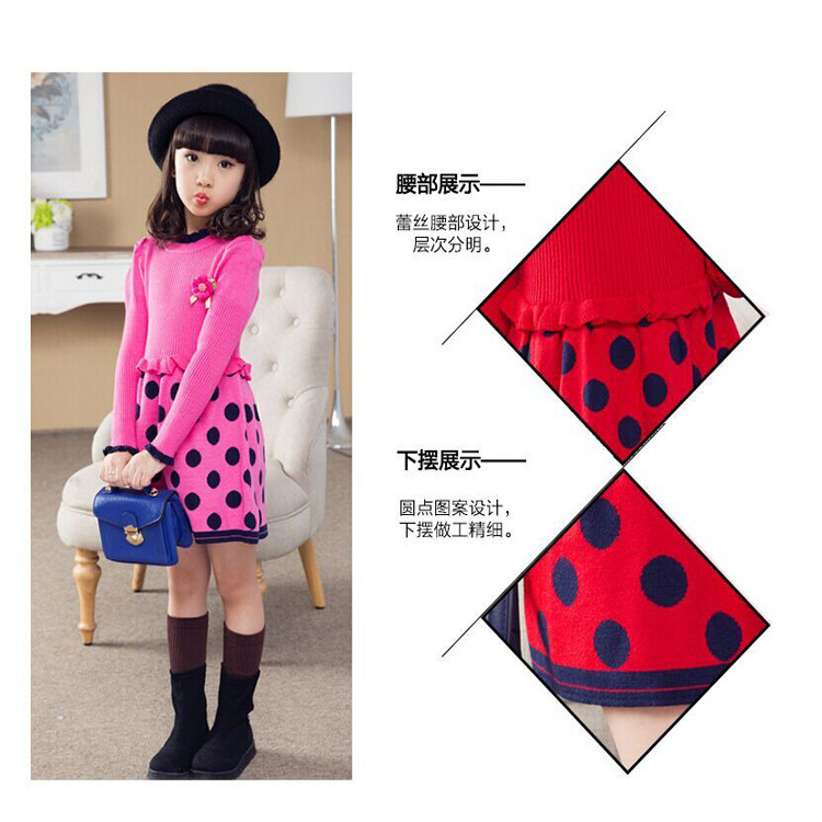 750新款圆点连衣裙细节C