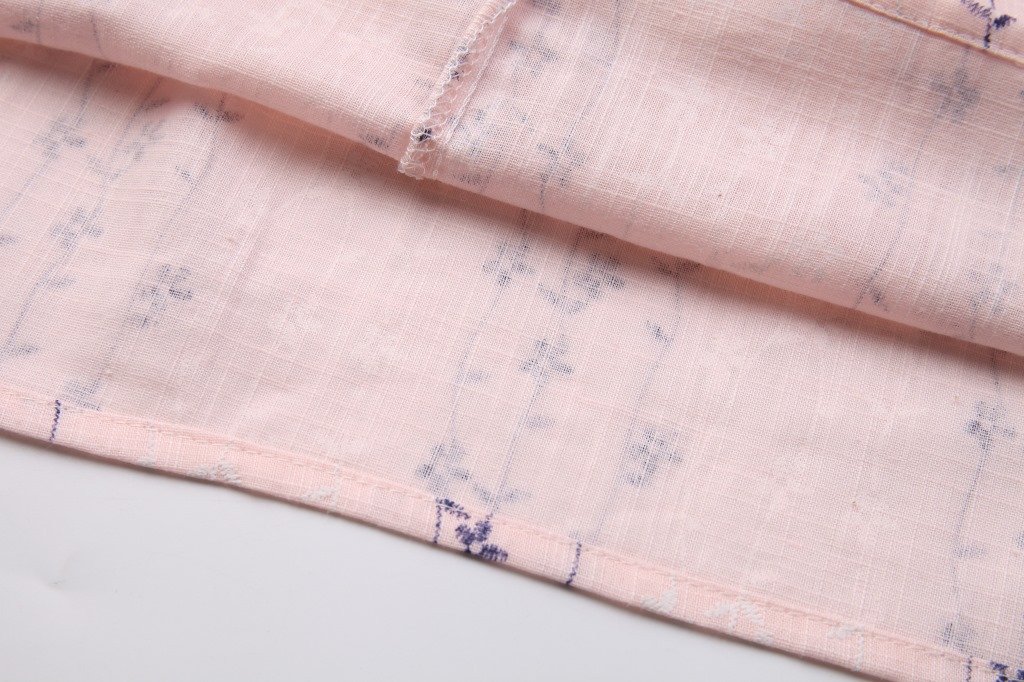 4棉麻-粉红色小花吊带裙 (8)