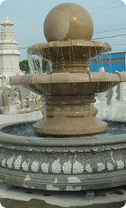 天然花岗岩石雕水转球喷泉