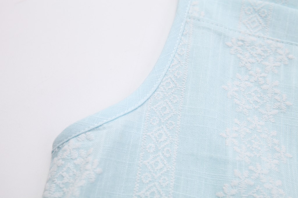 3棉麻-浅蓝色竖条花吊带裙 (7)