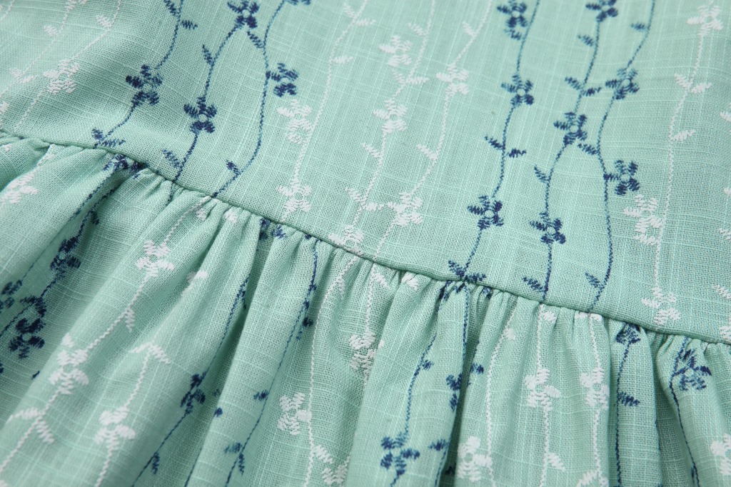 7棉麻-绿色碎花吊带裙 (6)