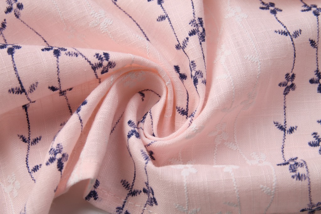 4棉麻-粉红色小花吊带裙 (9)